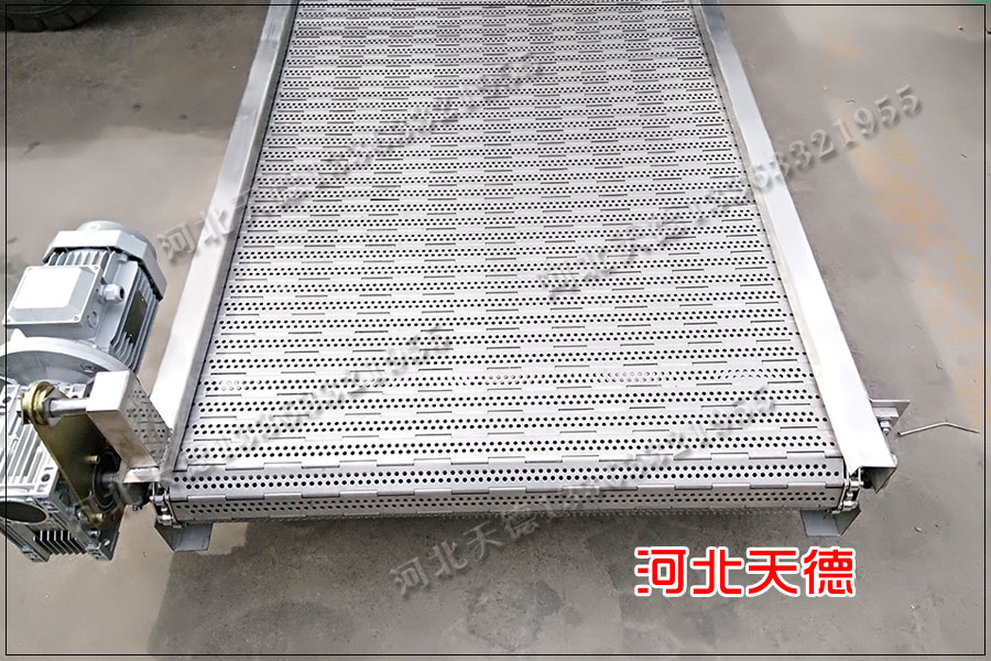 不銹鋼304鏈板輸送機
